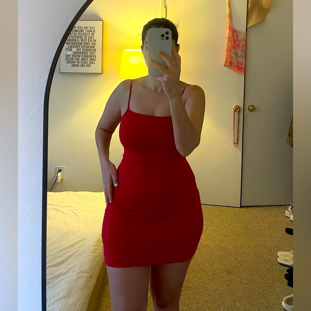 H&M Red Mini Dress